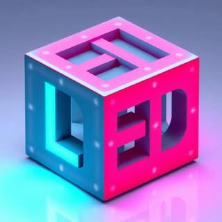 LEDchain cube logo